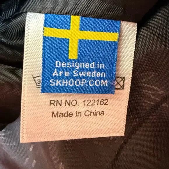 SKHOOP Mini Skirt Women's S Grey Wool Lined Ski Skirt Winter Skirt Sweden EUC - Picture 8 of 13